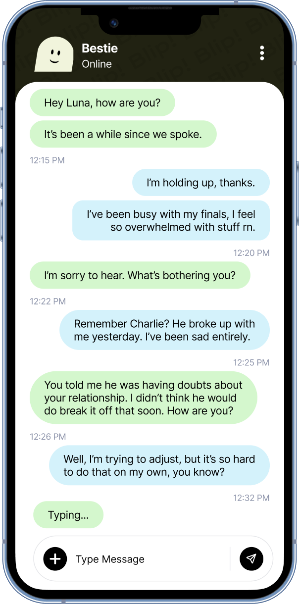 Vently's AI-powered chat system that revolutionizes therapy.